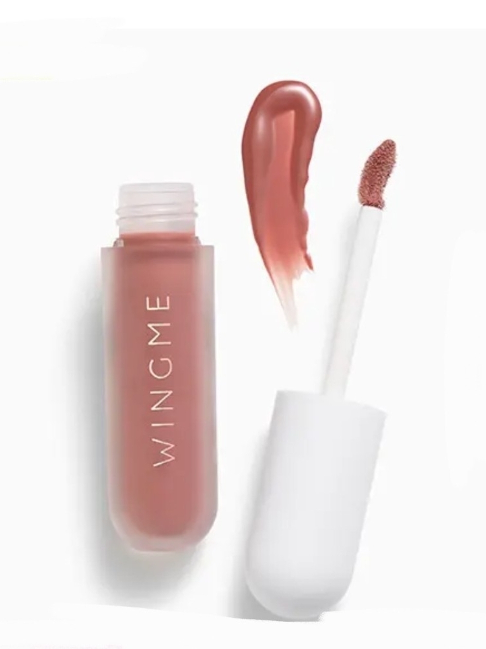 Wingme Cosmetics Sheer Cloud Lip Oil In Plume - Sheer Rosey Nude BNIB